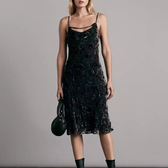 Rag & Bone | Nicola Burnout Velvet Dress - Picture 1 of 8